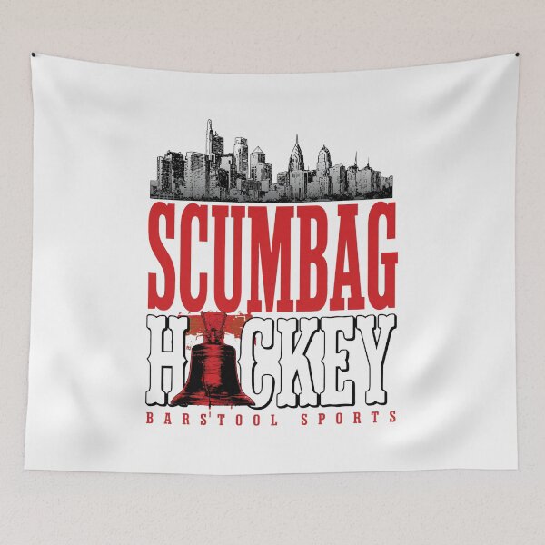 Item preview, Scumbag Hockey Philly Skyline Bell Barstool designed and sold by JOHMONS15.