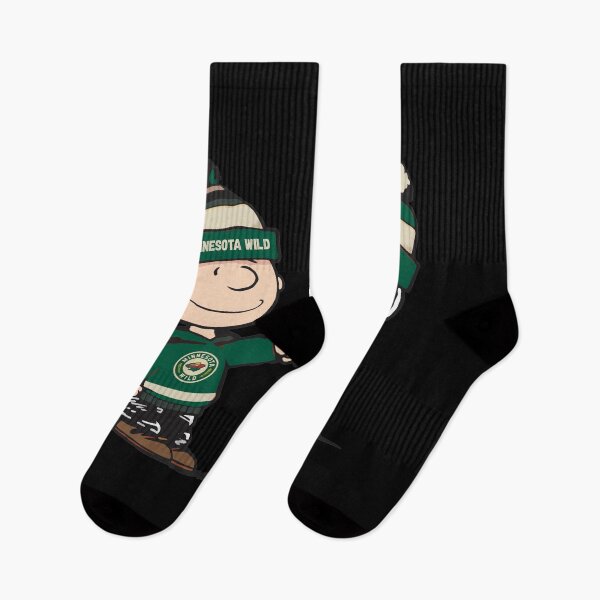 Item preview, Charlie Brown and Snoopy Minnesota Wild fist bump designed and sold by JOHMONS15.