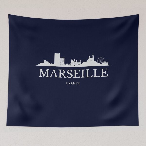 Item preview, Marseille skyline, Marseille France designed and sold by Dressyourflag.