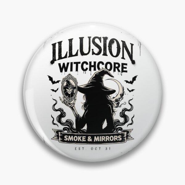 Artikelvorschau, Illusion Witchcore Smoke and Mirrors Halloween Design Grafik-T-Shirt v6 entworfen und verkauft von DarylWelsh2024.