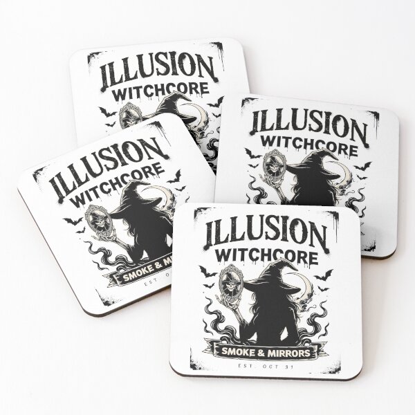 Item preview, Illusion Witchcore Smoke and Mirrors Halloween Design Graphic Tee v6 designed and sold by DarylWelsh2024.