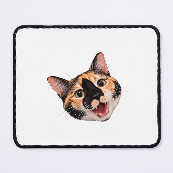 Item preview, OMG! – Funny Surprised Calico Cat Face designed and sold by House of Vardit.