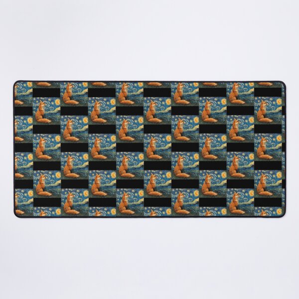 Item preview, Fox In Starry Night Van Gogh designed and sold by ventoilen368.