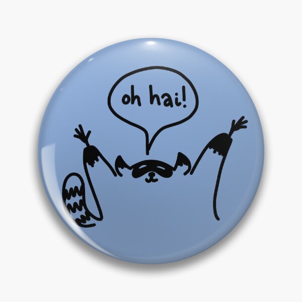 Item preview, Racoon saying hi designed and sold by Jover's Nonsense.