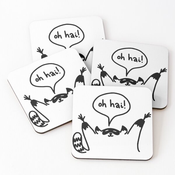 Item preview, Racoon saying hi designed and sold by Jover's Nonsense.