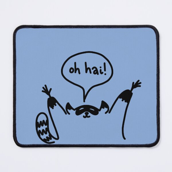 Item preview, Racoon saying hi designed and sold by Jover's Nonsense.