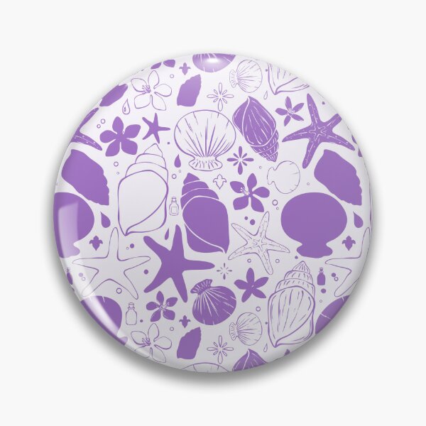 Item preview, Purple Ocean Treasures Pattern designed and sold by Sagi Jane Art.
