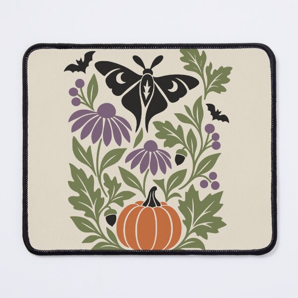 Item preview, Gothic Moth Pumpkin Spooky Botanical designed and sold by MavtM.