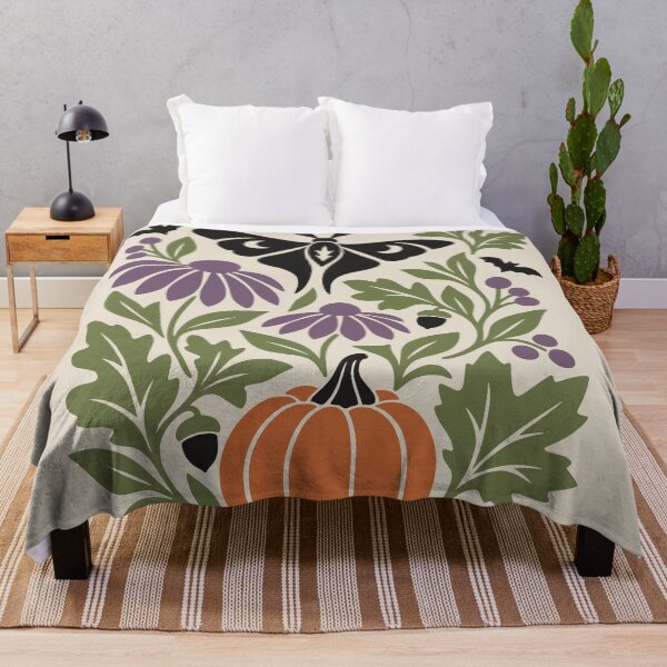 Item preview, Gothic Moth Pumpkin Spooky Botanical designed and sold by MavtM.
