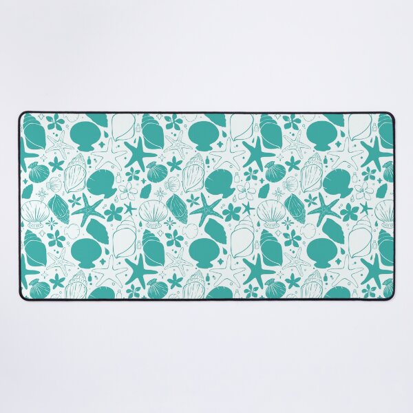 Item preview, Tropical Turquoise Shells Pattern designed and sold by Sagi Jane Art.