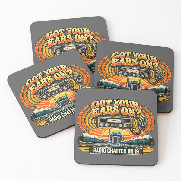 Item preview, Got Your Ears On Radio Chatter On 19 - Vintage 70s Trucker Art designed and sold by NomadForge.