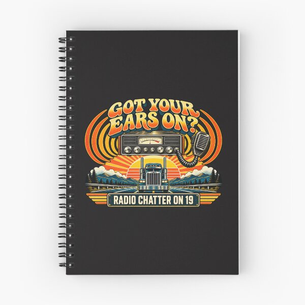 Item preview, Got Your Ears On Radio Chatter On 19 - Vintage 70s Trucker Art designed and sold by NomadForge.