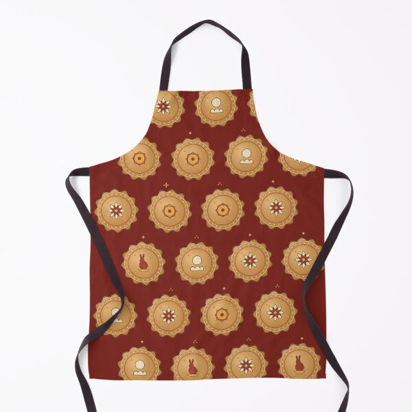 Item preview, Mooncake Medallion Damask Mid-Autumn Festival Repeat Pattern designed and sold by KungPowUnicorn.