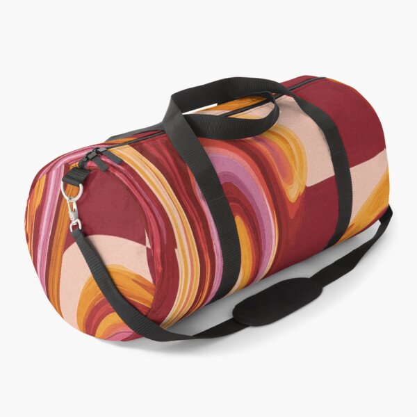 Item preview, Burgundy, Pink & Mustard Melted Checkerboard designed and sold by AlfiB.
