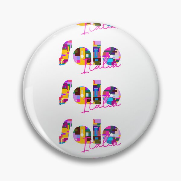 Item preview, Salò, Brescia, Italy, Italia, colorful typography design for travellers designed and sold by Wanderful-roads.