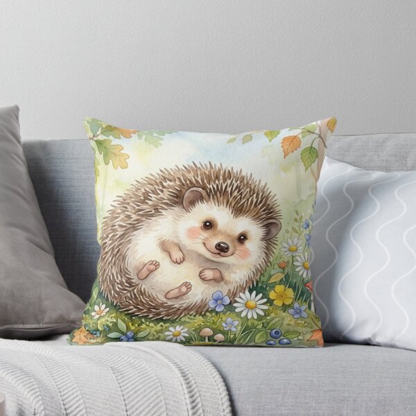 Item preview, Watercolor hedgehog designed and sold by YBY1981.