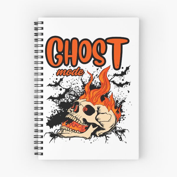 Item preview, Ghost mode - scary skull  design  designed and sold by She - artist creations .