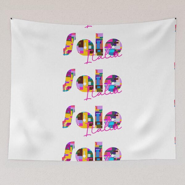 Item preview, Salò, Brescia, Italy, Italia, colorful typography design for travellers designed and sold by Wanderful-roads.