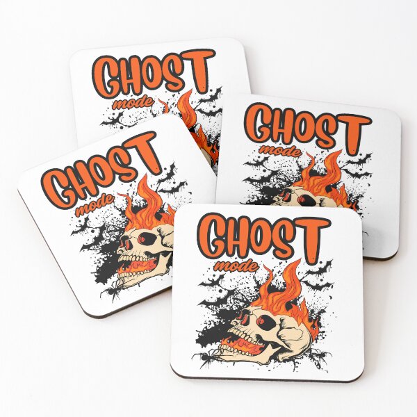 Item preview, Ghost mode - scary skull  design  designed and sold by She - artist creations .