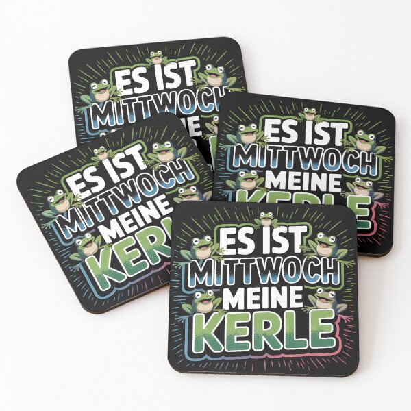 Item preview, Es ist Mittwoch meine Kerle – Lustiger Frosch Meme Spruch designed and sold by LoFizzy.