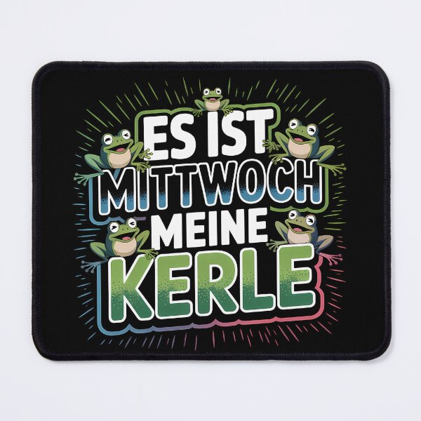 Artikelvorschau, Es ist Mittwoch meine Kerle – Lustiger Frosch Meme Spruch entworfen und verkauft von LoFizzy.