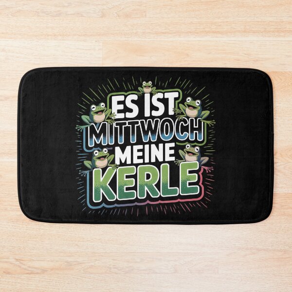 Item preview, Es ist Mittwoch meine Kerle – Lustiger Frosch Meme Spruch designed and sold by LoFizzy.