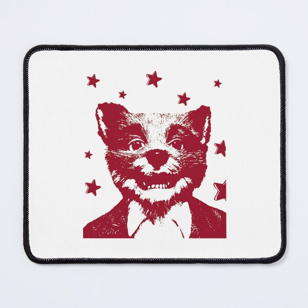 Item preview, Red Stencil Graffiti Fox Face designed and sold by ventoilen368.