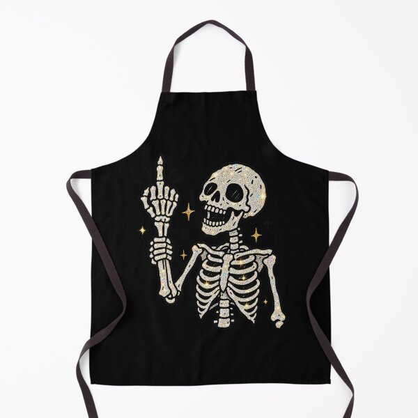 Item preview, Glitter Skeleton Middle Finger Halloween designed and sold by MonkiFlipp.