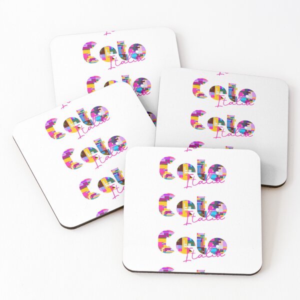 Item preview, Ceto, Brescia, Italia, diseño tipográfico colorido para viajeros designed and sold by Wanderful-roads.