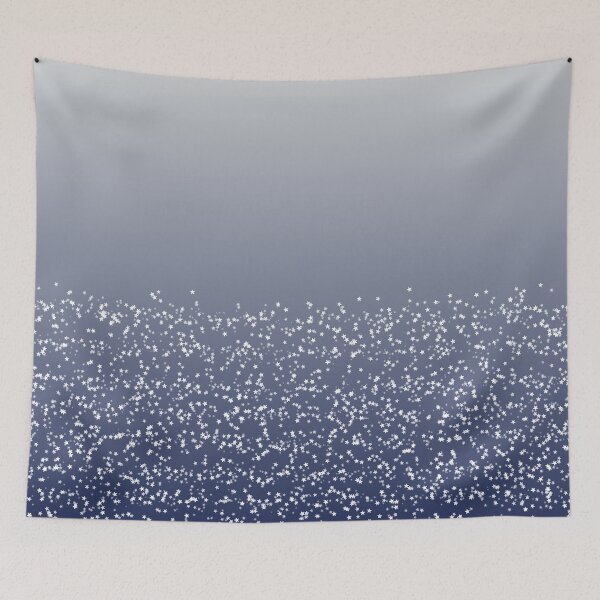 Item preview, Sparkly Star Grey Navy Blue Ombre designed and sold by Zaya_art.