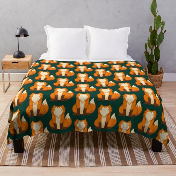 Item preview, Simple Minimalist Orange Fox Sitting designed and sold by ventoilen368.