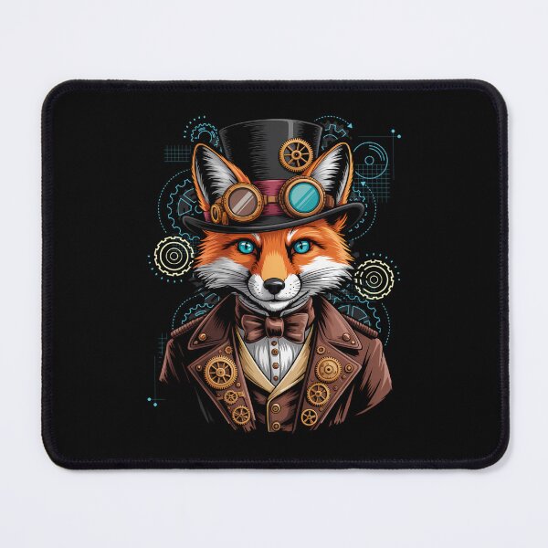 Item preview, Steampunk Fox Suit Pocket Watch designed and sold by ventoilen368.