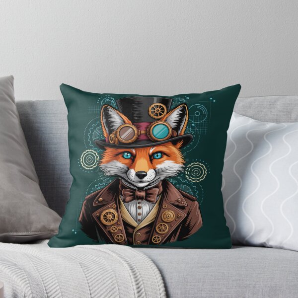 Item preview, Steampunk Fox Suit Pocket Watch designed and sold by ventoilen368.