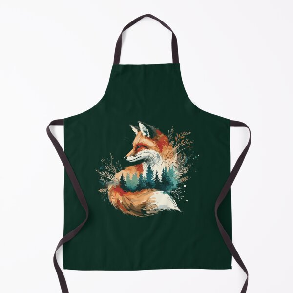 Item preview, Watercolor Fox In Nature Forest designed and sold by ventoilen368.