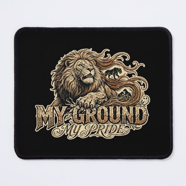 Item preview, My Ground My Pride Lion Design, Lion Artwork, Lion Pride Graphic, Lion Lover Gift, Wild Lion Art, African Wildlife, King of the Jungle, Wildlife Design, Safari Art, Nature Lover Gift designed and sold by Typologystudios.