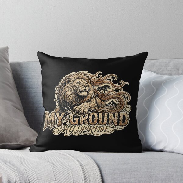 Item preview, My Ground My Pride Lion Design, Lion Artwork, Lion Pride Graphic, Lion Lover Gift, Wild Lion Art, African Wildlife, King of the Jungle, Wildlife Design, Safari Art, Nature Lover Gift designed and sold by Typologystudios.