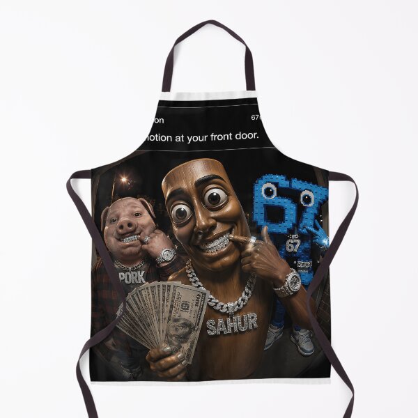 Item preview, John Pork Tung Tung Tung Sahur 67 Meme Brainrot Kids  designed and sold by TilatoCasera.