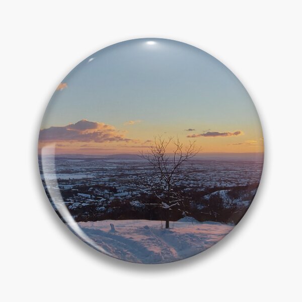 Item preview, Panoramic Winter Landscape at Sunset designed and sold by ObjectAndNature.