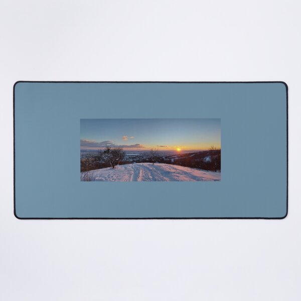Item preview, Panoramic Winter Landscape at Sunset designed and sold by ObjectAndNature.