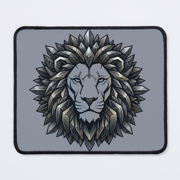 Item preview, Geometric Crystal Lion Head designed and sold by chicworld2026.