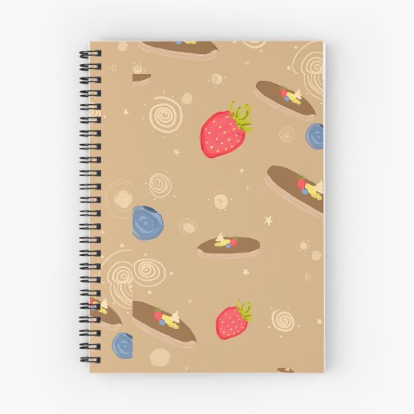Item preview, Chocolate Eclair & Fresh Berry Seamless Pattern – Dessert Art designed and sold by Arabesque.fromSadia.