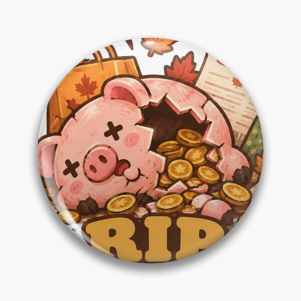 Item preview, RIP Savings Funny Piggy Bank Thanksgiving Sale Black Friday designed and sold by ianm1028.