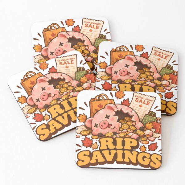 Item preview, RIP Savings Funny Piggy Bank Thanksgiving Sale Black Friday designed and sold by ianm1028.