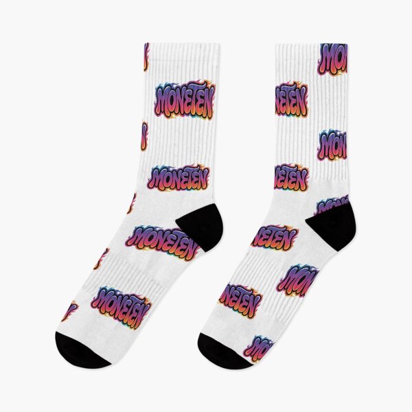 Artikelvorschau, Moneten – Retro Flammen Schriftzug Slang Streetwear Design entworfen und verkauft von LoFizzy.