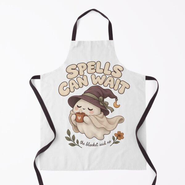 Item preview, Spells Can Wait Sleepy Witch Ghost Halloween  designed and sold by PhylonBoxx.