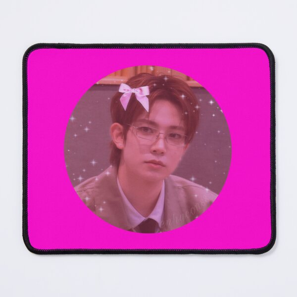 Item preview, HEESEUNG Pink ribbon- Big icon bright Pink version designed and sold by Enhyconss.