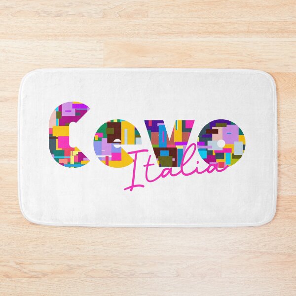Item preview, Cevo, Brescia, Italy, Italia, colorful typography design for travellers designed and sold by Wanderful-roads.