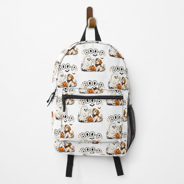 Item preview, Cute Ghost Dog High Five Boo-P Halloween Art designed and sold by OlyvieArt.
