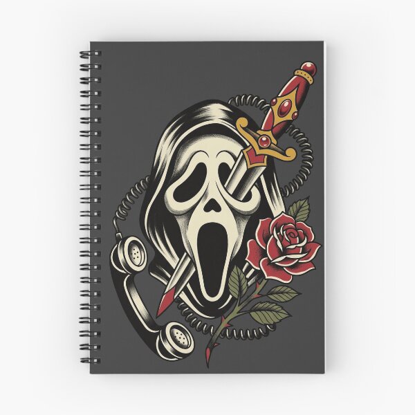 Item preview, Slasher Mask Halloween Tattoo designed and sold by Fictional Ink Society.
