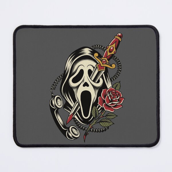 Item preview, Slasher Mask Halloween Tattoo designed and sold by Fictional Ink Society.